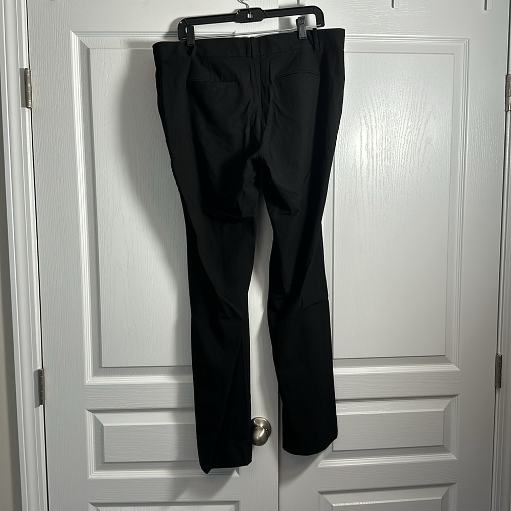 Ann Taylor Sz 12 High Rise Trouser Pant In Seasonless Stretch black - Picture 5 of 5
